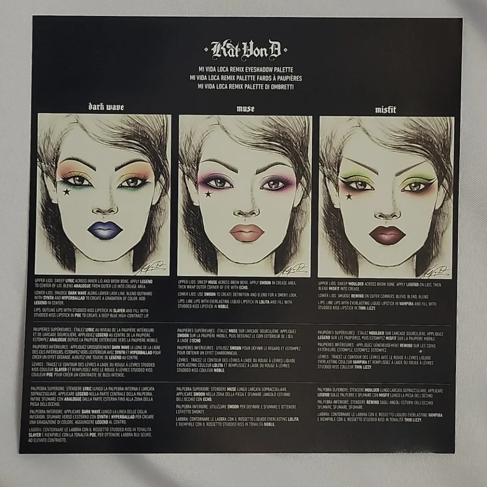 NIP Kat Von D Mi Vida Loca eyeshadow palette